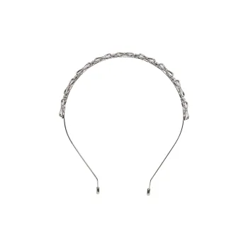 Self portrait Brass Headbands Women's Silver