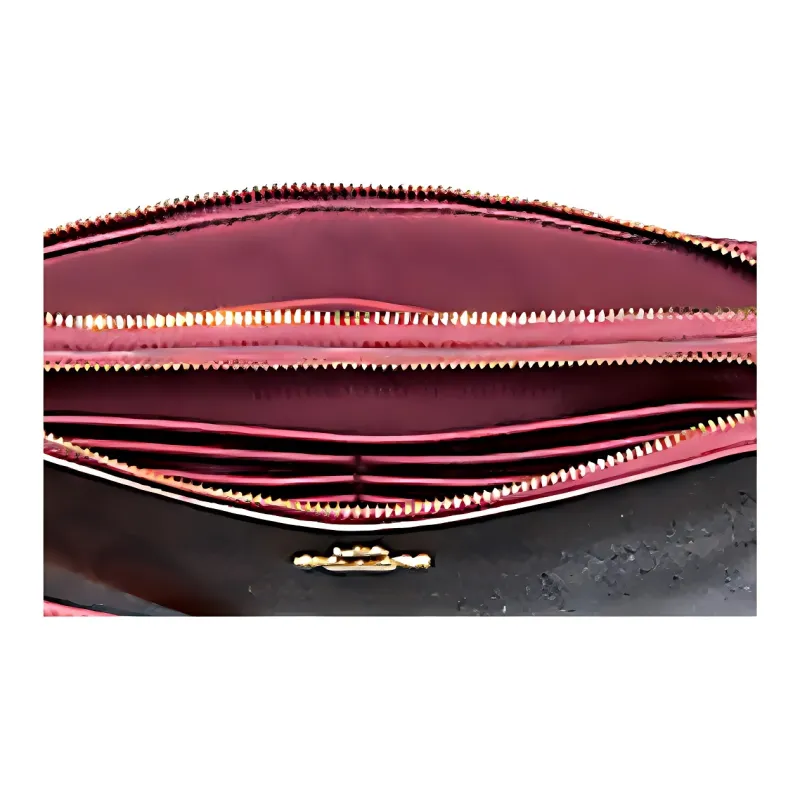 COACH Double Zip Wallet Clutches-3