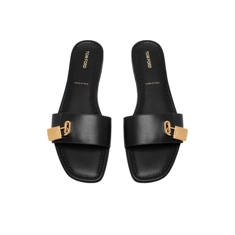 TF Slide Slippers Women's Black-4