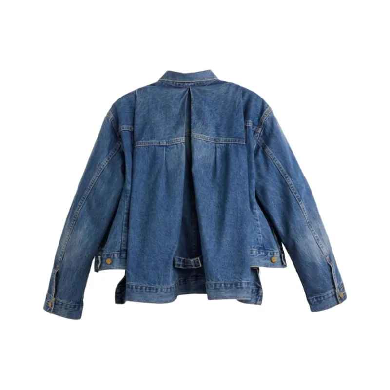 Sacai X Levis Jackets Women's Blue-1
