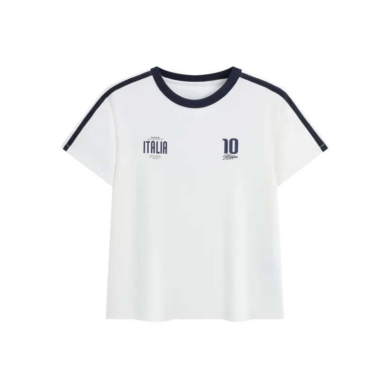 Kappa T Shirts Women's Pearl White 0051-0
