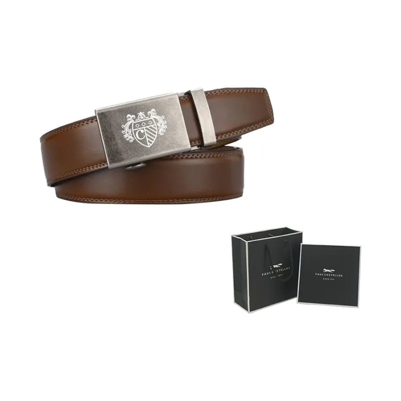 PAUL COSTELLOE Pu Leather Belts Unisex 3.5cm-8