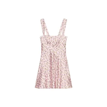 ZARA Sleeveless Dresses Women's Light Purple