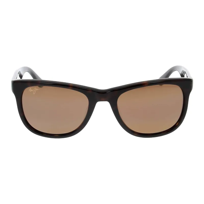Maui Jim Injection Molded Nylon Square Sunglasses Unisex Brown-0