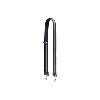 COACH Rayon Bag Accessory Women's Black & Metallic Silver