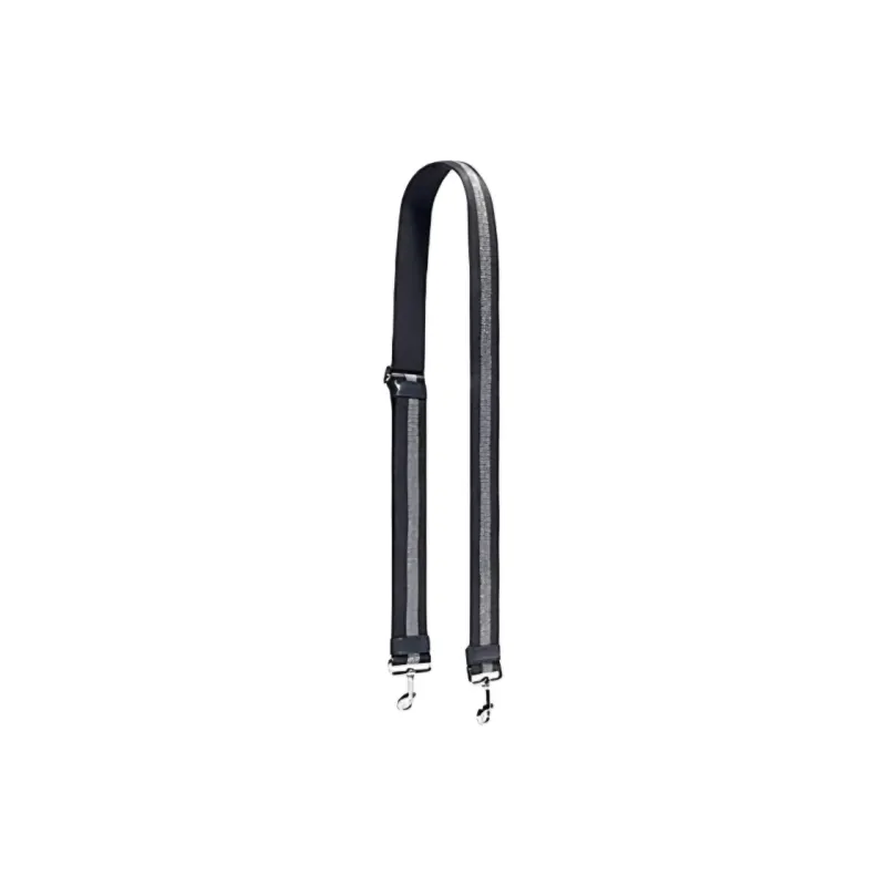 COACH Rayon Bag Accessory Women's Black & Metallic Silver-0
