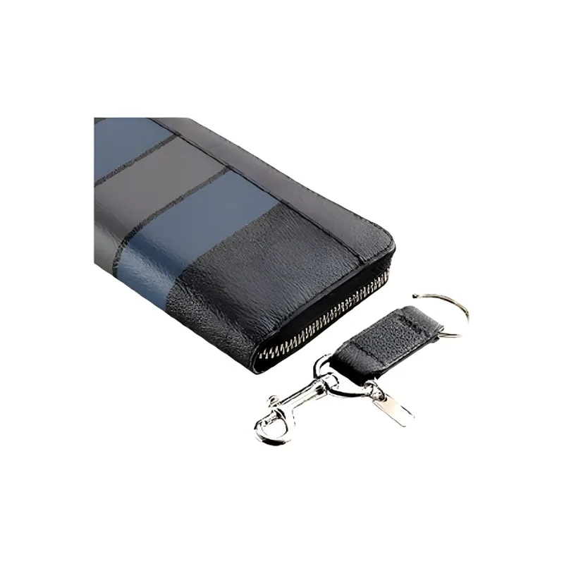 COACH Boxed Leather Wallet Trumpets Men's Black-4