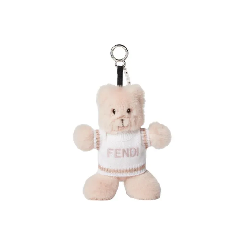 FENDI Mink Fur, Brass, Zinc Alloy Pendants Kids' Pink-0