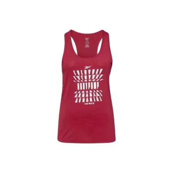 Reebok Sleeveless Sports Shirts Women's Burgundy