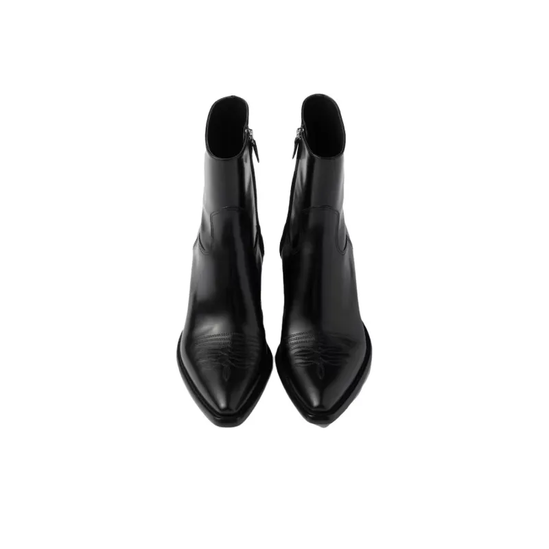 PRADA Ankle Boots 4.5cm Women's Black-4