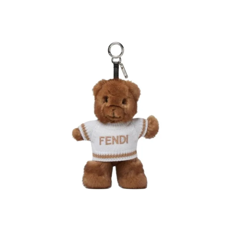 FENDI Mink Fur Pendants Women's Brown-0