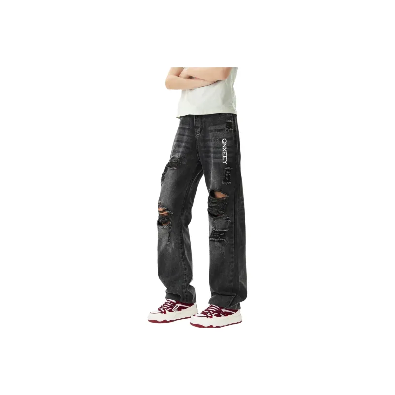 Qnxeey Jeans Unisex-1