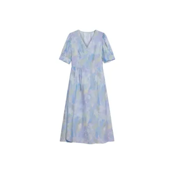 BLUE ERDOS Short Sleeved Dress Women's