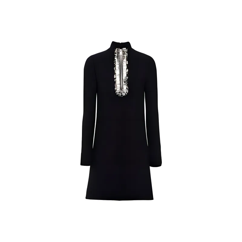 PRADA Long Sleeved Dresses Women's Black-0