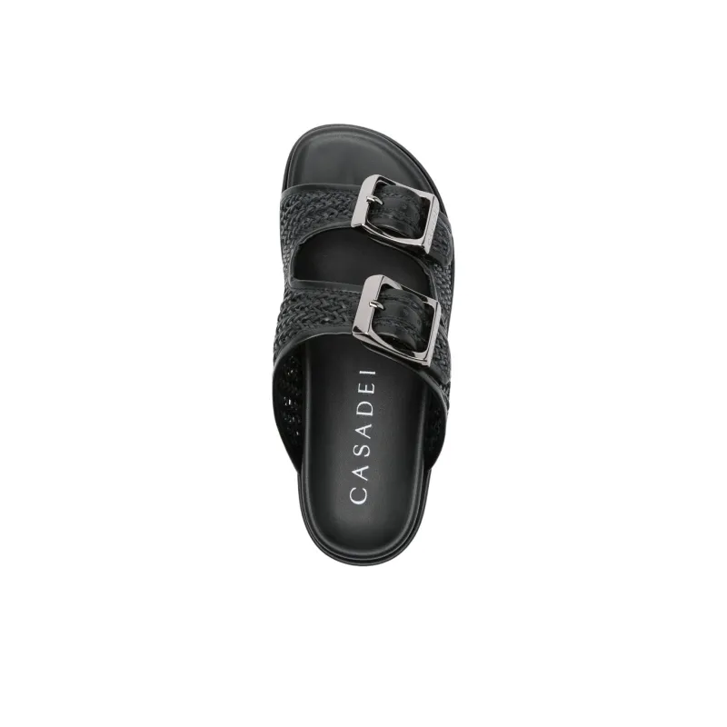Casadei Slide Slippers Women's Black-3