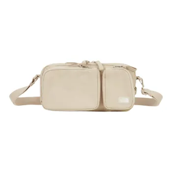 THE NORTH FACE Nylon Shoulder Bag, Crossbody Bag Men's Light Beige