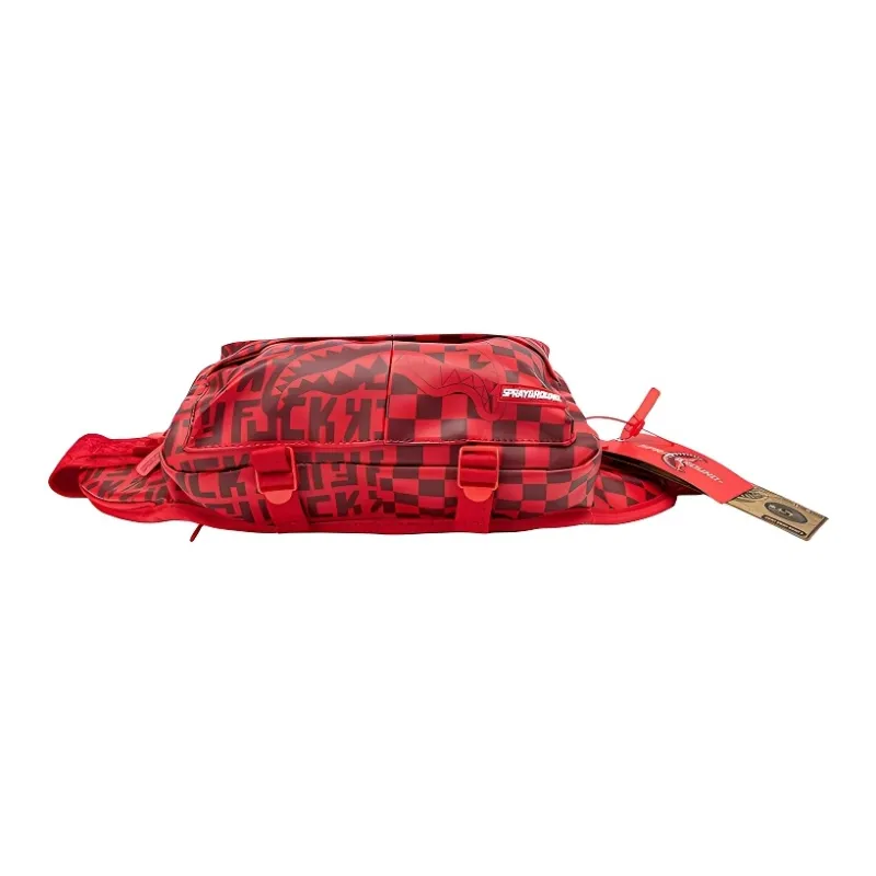 SPRAYGROUND Fabric Sling Bags One Shoulder Crossbody Fanny Pack Unisex Red-2
