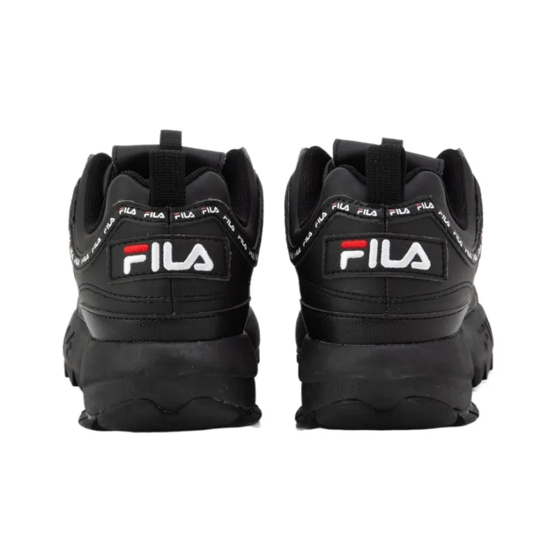 FILA Disruptor 2 Low Top Casual Shoes Unisex Black-4