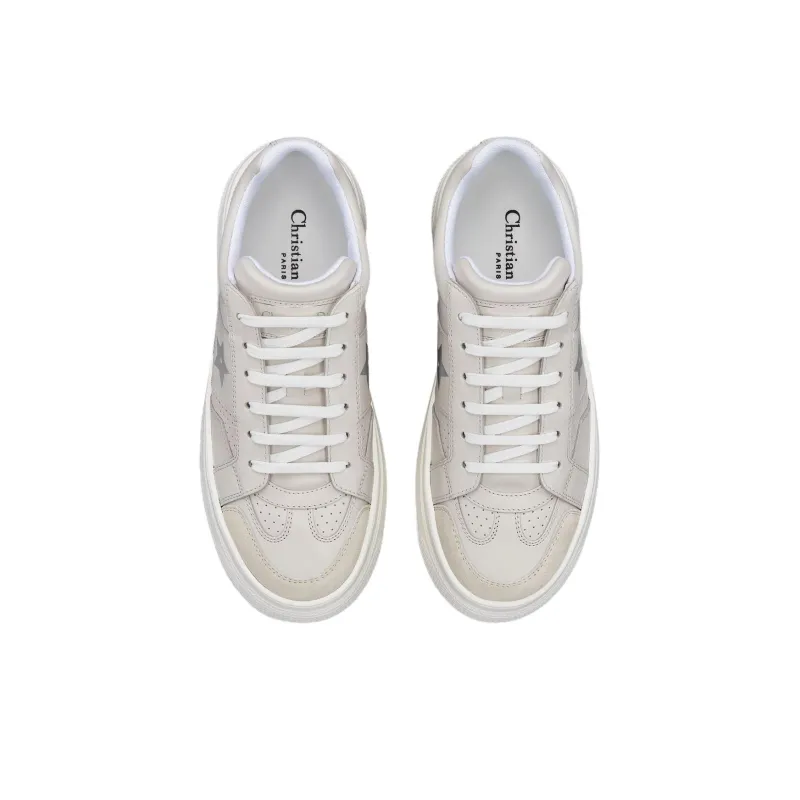DIOR Star Low Top Skateboard Shoes Women's Gray-3