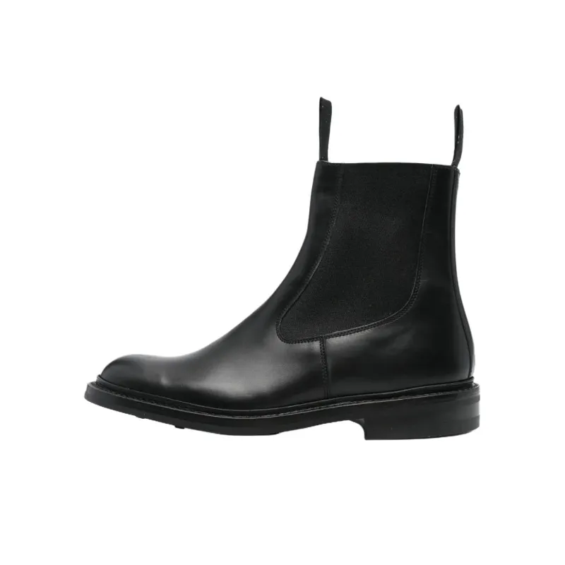 Tricker's Stephen Short Chelsea Boots Men's Black-0