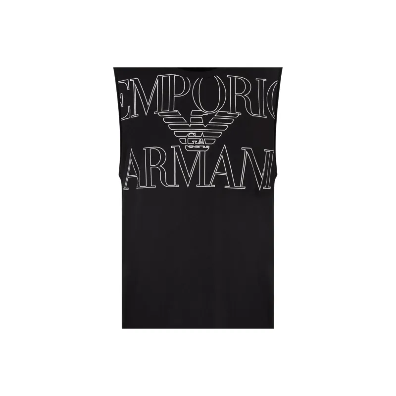 EMPORIO ARMANI Tank Tops Men's Black-4
