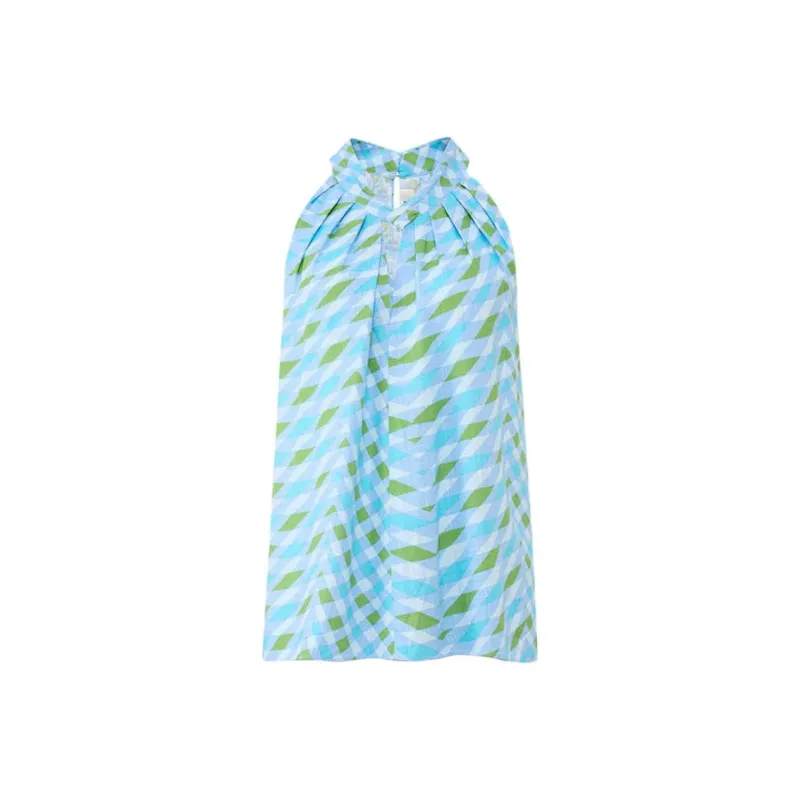 Diane Von Furstenberg SS25 Shirt Women's Blue-0