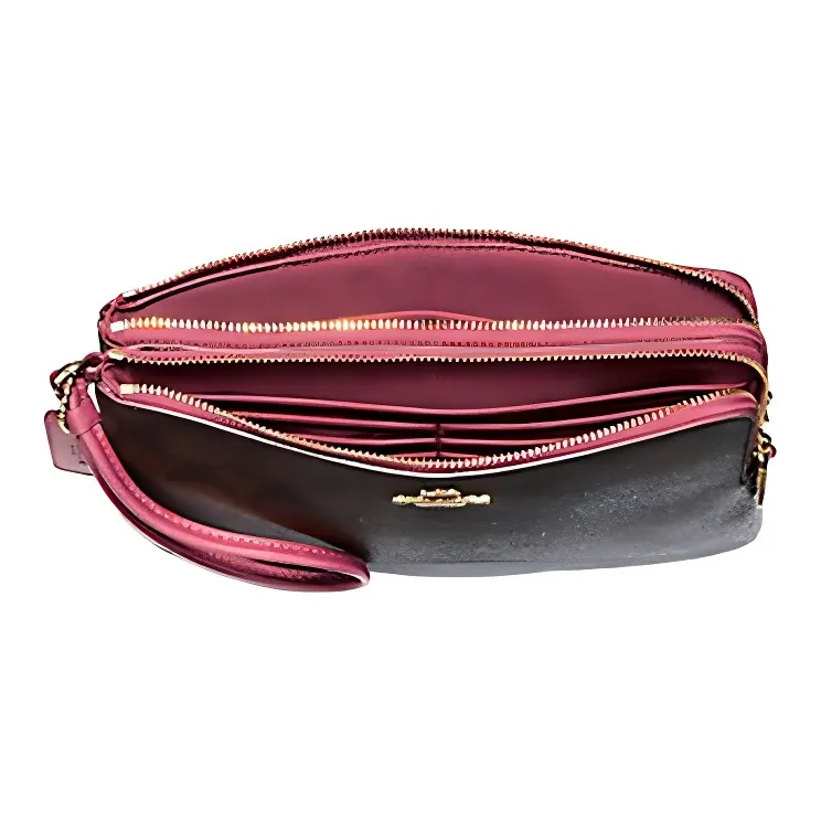 COACH Double Zip Wallet Clutches-1