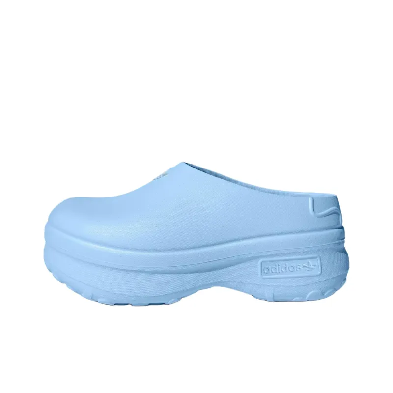 Adidas Originals ADIFOM STAN MULE Abrasion Resistant Closed Toe Slippers Women's Blue-0