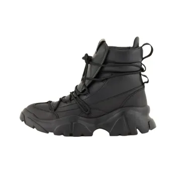 EMPORIO ARMANI EA7 Flakes Ankle Boots Women's Black