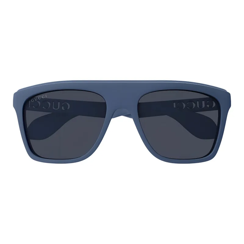 GUCCI Acetate Aviator Sunglasses Men's Blue-1
