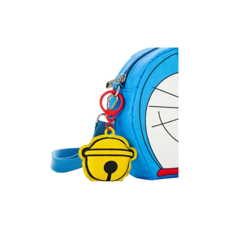 LeSportsac Doraemon/Doraemon, Collaboration Fabric Shoulder Bag Trumpets Unisex Blue & White & Yellow-3