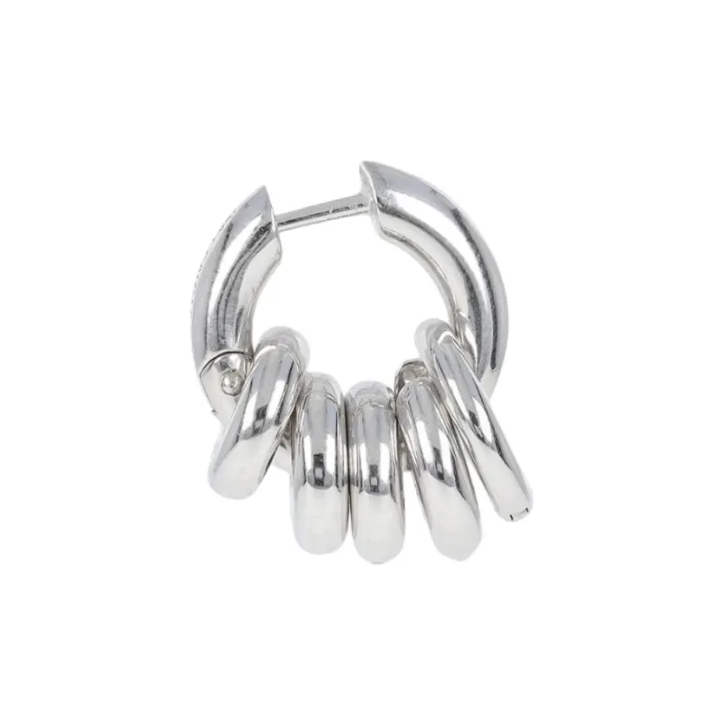 Balenciaga Sterling Silver Earrings Men's Silver-0