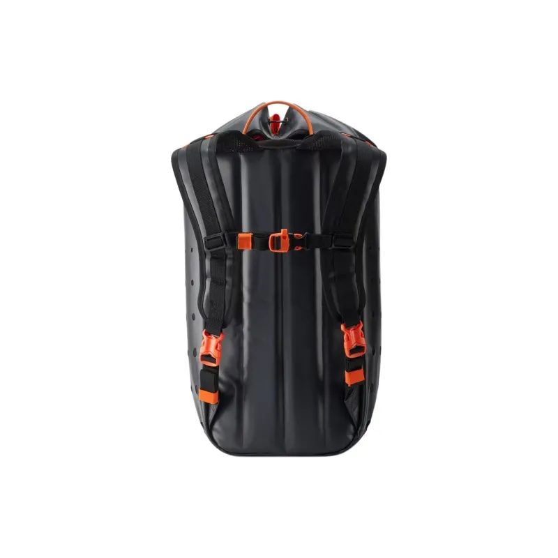 DECATHLON Polyester Backpack Regular Unisex Orange & Black-4