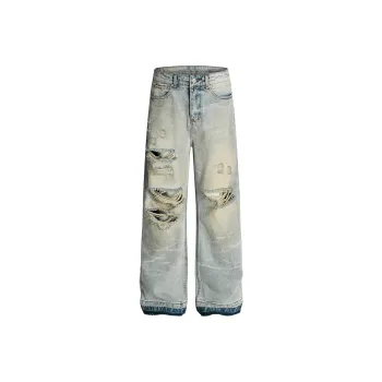 F.K.V.A Jeans Unisex Yellow Mud
