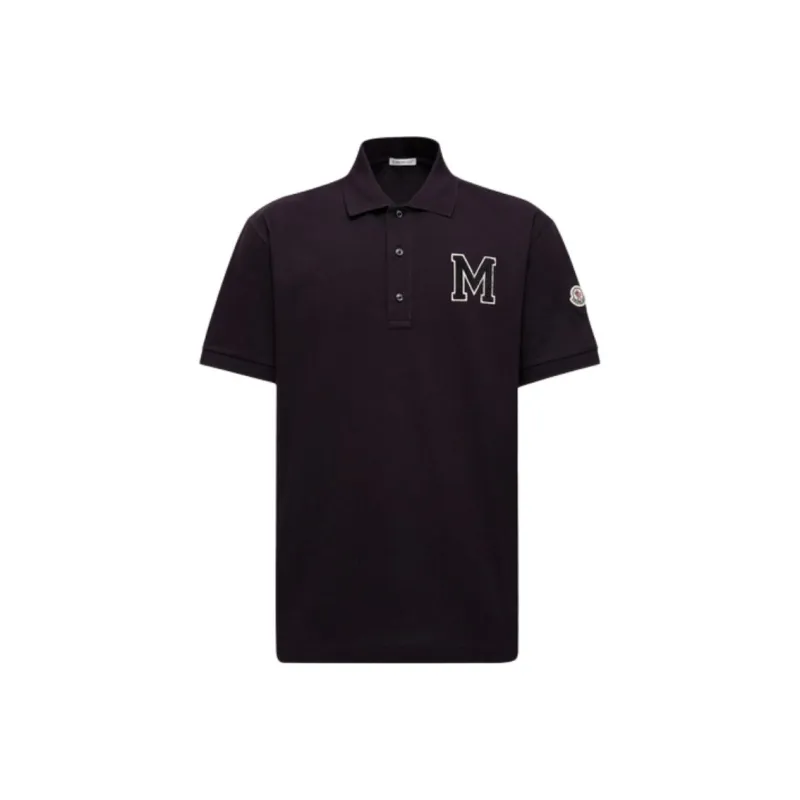 Moncler Polo Shirts Men Navy-0