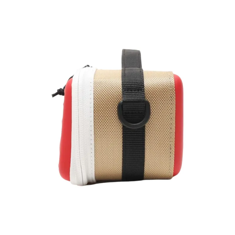 CHUMS Polyester Storage Box Storage Bag Small Size Unisex Beige & Red-2