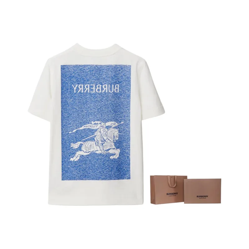 Burberry Equestrian Knight Cotton T shirt-8