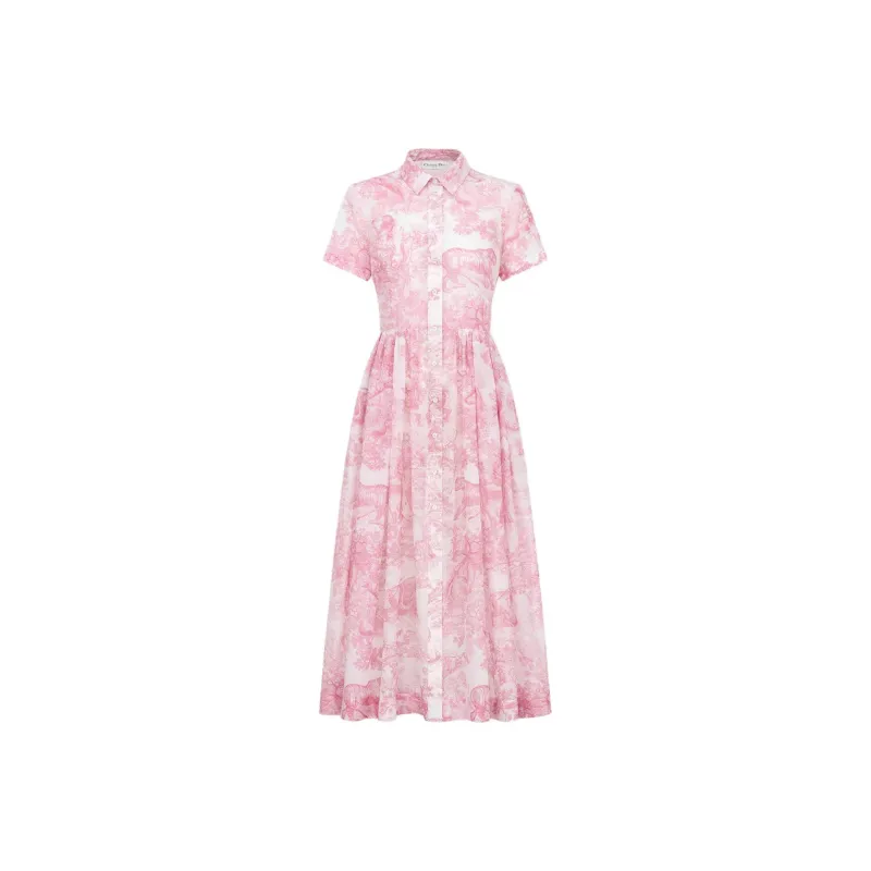 DIOR Short Sleeved Dress Women's-0