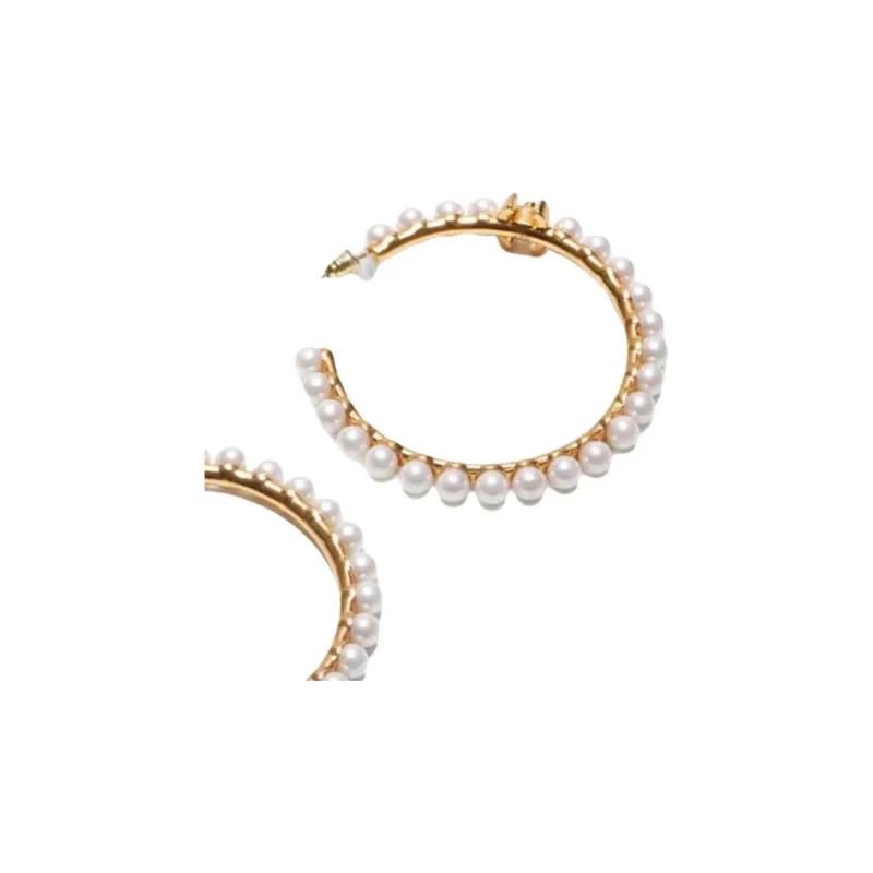 CHANEL 2020 Turn lock Cc Hoop Earrings-2