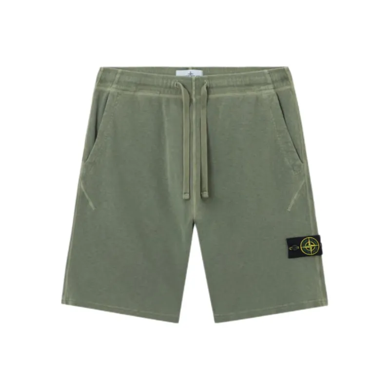 STONE ISLAND Casual Shorts Men's Green-0