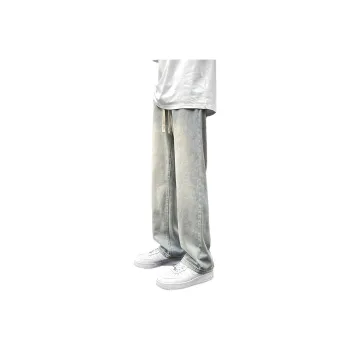 FAWENXIANGZI Jeans Men Yellow Mud