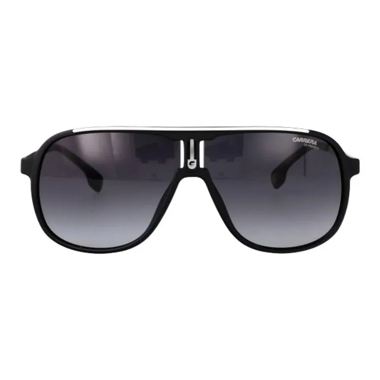 CARRERA Metal Plastic Aviator Sunglasses Men's Black-1
