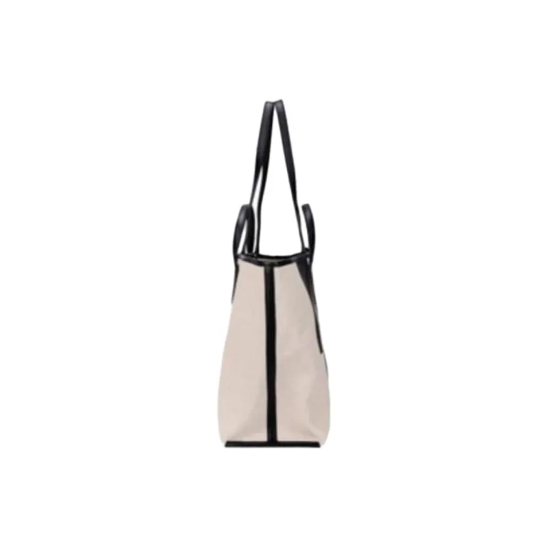 MCM Canvas Shopping Bag, Tote, Handbag, Shoulder Bag Medium Size Women's Black-2