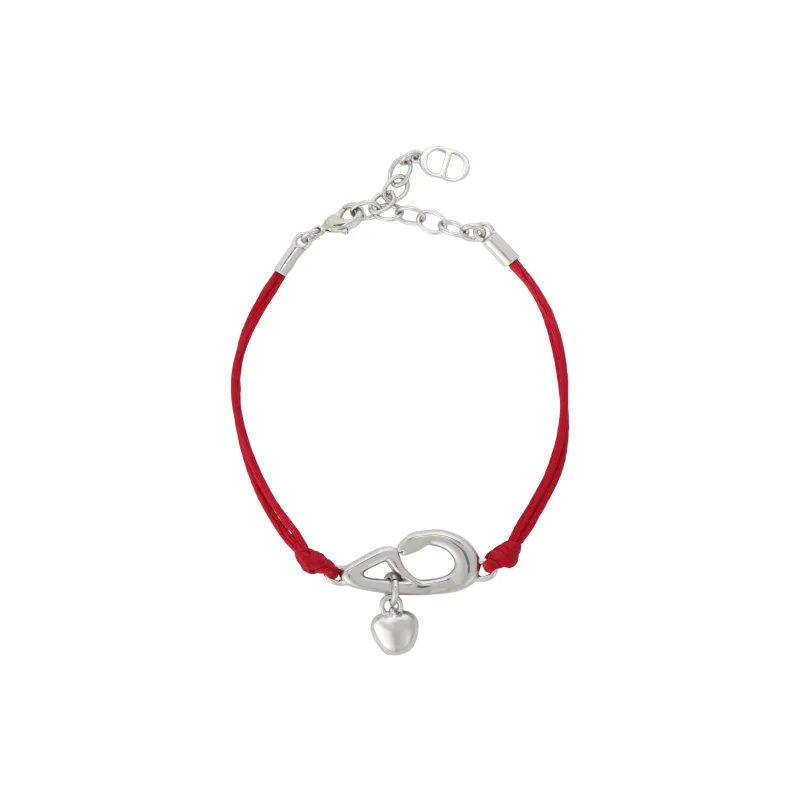 DIOR   Bracelets Unisex Silver/Red-1