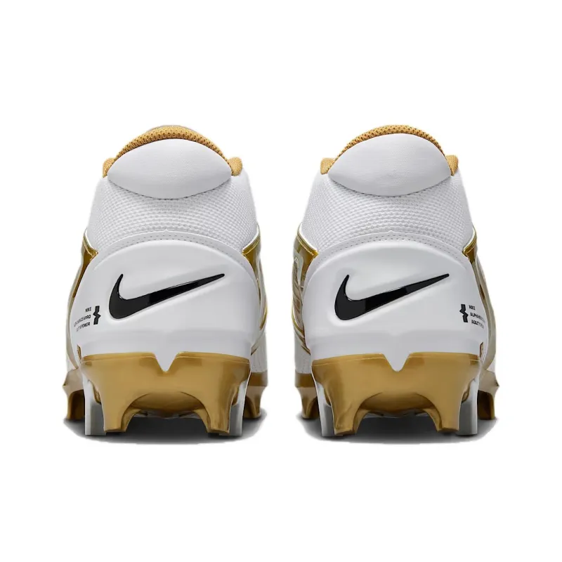 Nike Alpha Menace 4 Pro White Metallic Gold Black-3