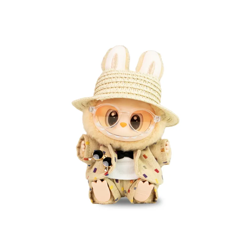 [Modified Doll] POP MART Labubu THE MONSTERS Sitting Party Collection, Vinyl 2.0 Trend Based Products 15cm-0