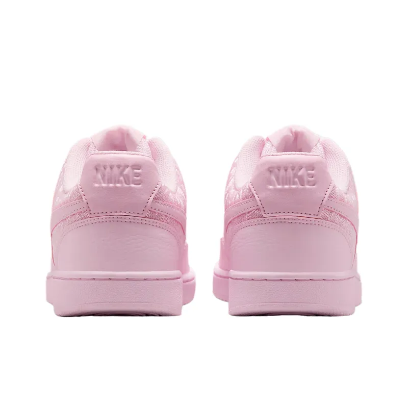 Nike Court Vision Low Top Skateboard Shoes Women's Pink-4