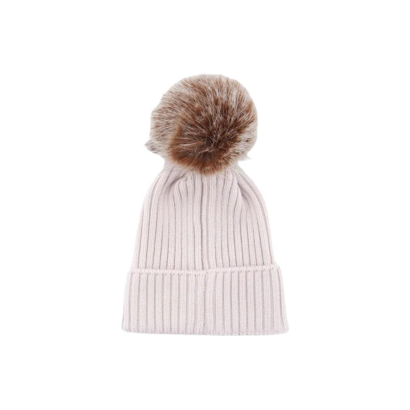 Moncler Wool Beanies Kids' Beige-1