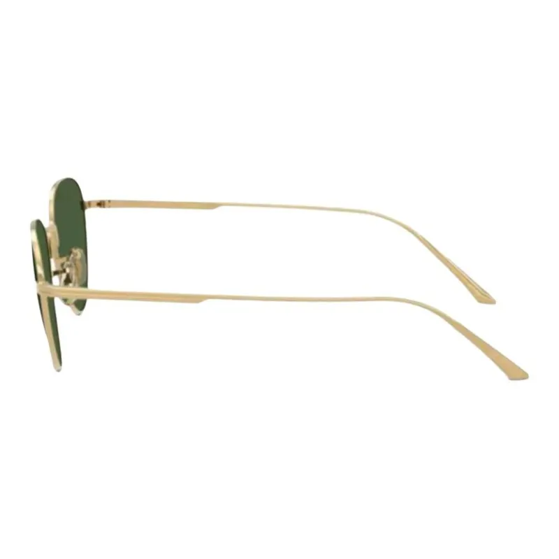 Oliver Peoples Steel Irregular Shape Sunglasses Women's Gold-1
