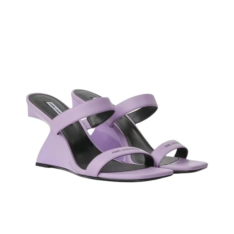 KARL LAGERFELD Slide Slippers Women's Light Purple-2